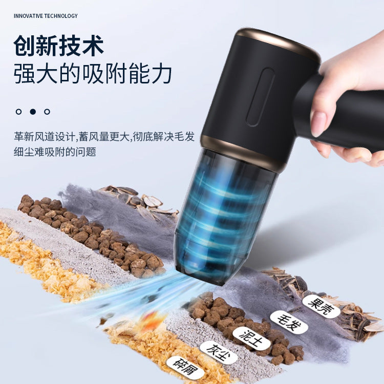 Wireless Home Car Vacuum Cleaner Blow Suction Integrated Mini Handheld Dust Cleaner Wet and Dry Dust Cleaner - image 3