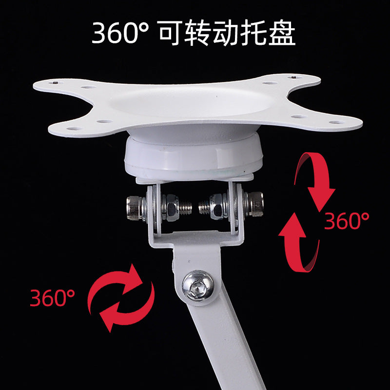 Wall-mounted Telescopic Tv Rack 10-32inch Monitor Bracket up and down Left and Right Steering 360 ° Rotating - image 2