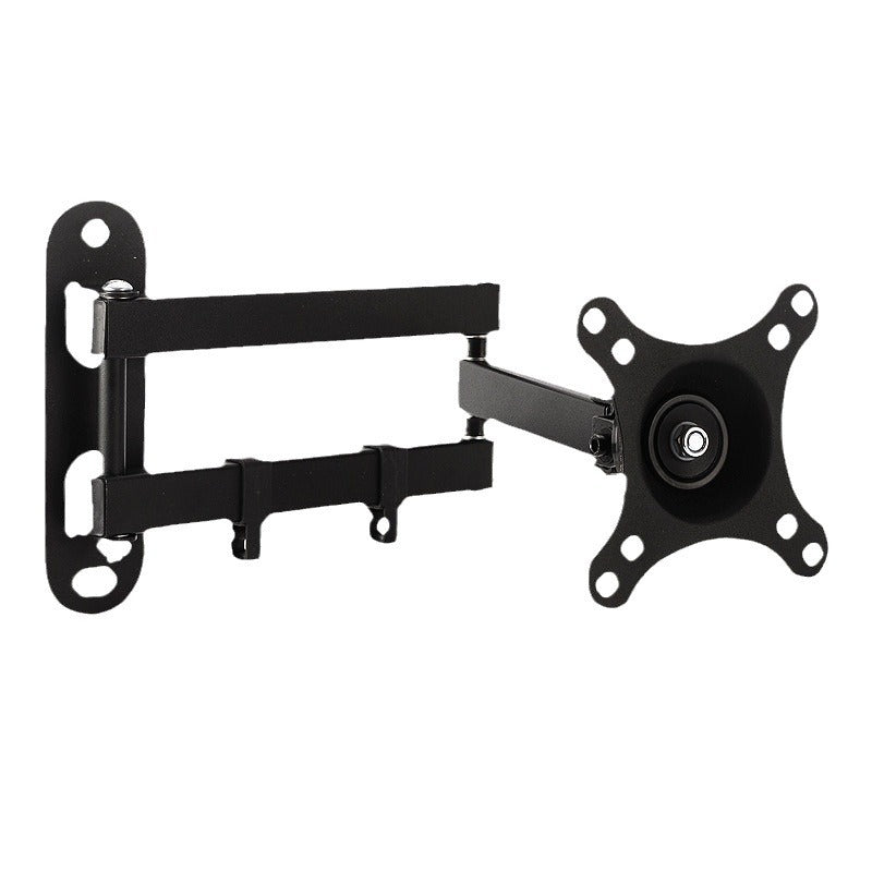 Wall-mounted Telescopic Tv Rack Monitor Bracket up and down Left and Right 180 ° Adjustment Head Steering 360 ° Spin - image 5