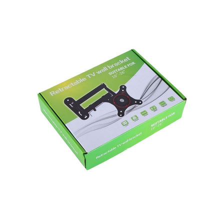 Wall-mounted TeleScopic Tv Rack Monitor Bracket Left and Right Steering 360 ° Spinning 10-32inch S28 - image 5