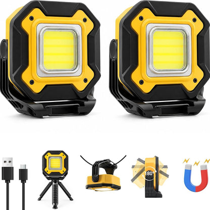 Led Work Light with Magnetic Attachment, Rechargeable Waterproof Emergency Light, Specialized for Auto Repair and Construction Sites, Wholesale for Camping - image 2
