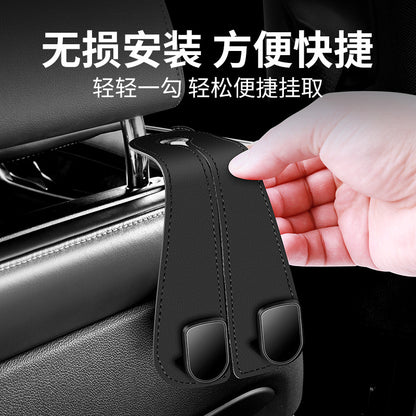 Car double hook car seat hook multi-function car front back hanging storage hook - image 3
