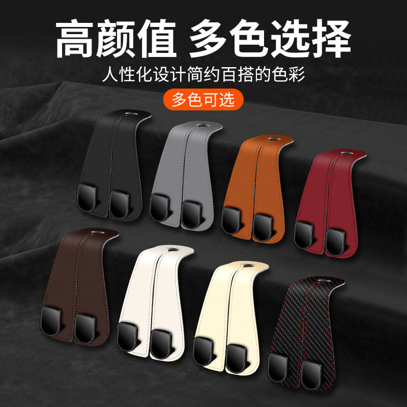 Car double hook car seat hook multi-function car front back hanging storage hook - image 4
