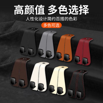 Car double hook car seat hook multi-function car front back hanging storage hook - image 4