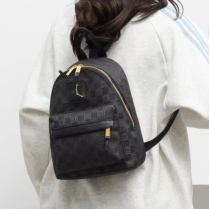Fashion Checkerboard Printed Letter Backpack Car Stitch Bag Travel Bag Trendy Brand Checker Men's and Women's Sports Backpack - image 4