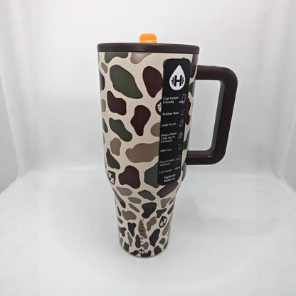 Cross-Border European and American 32Oz40Oz Handle Sealing Lid Hydrojug Large Capacity Leak-Proof Car Thermos Cup - image 1