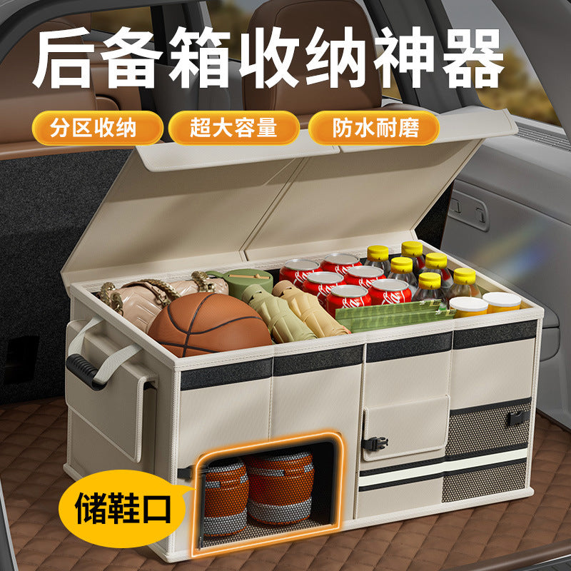 Car Trunk Storage Box Hot Car Storage Box Foldable Car Organize Storage Box - image 1