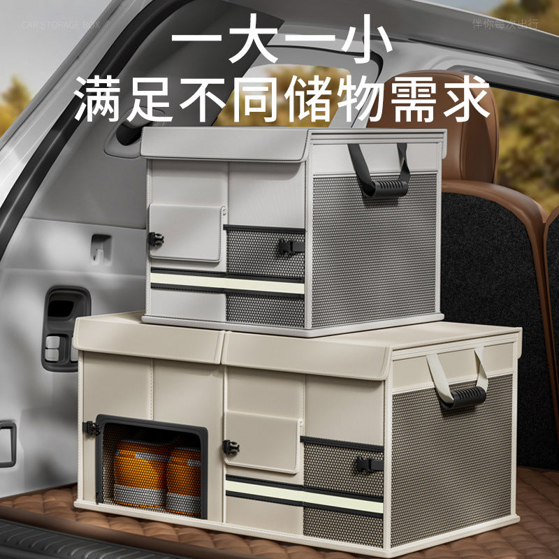 Car Trunk Storage Box Hot Car Storage Box Foldable Car Organize Storage Box - image 4