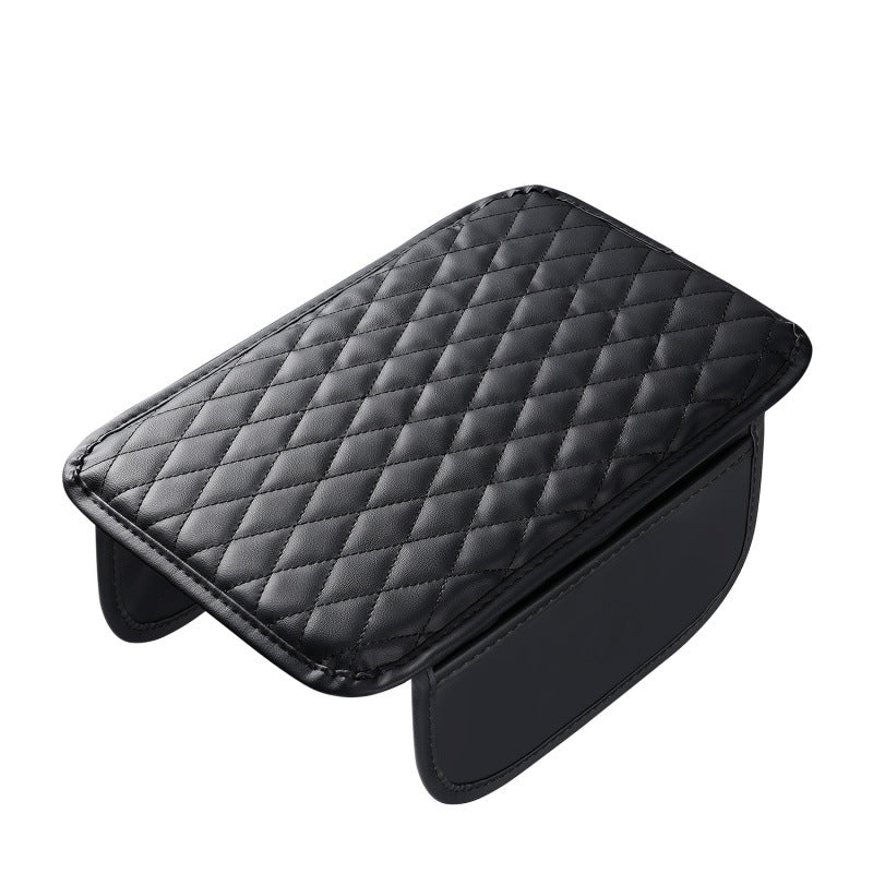 Cross-border car armrest box cushion multifunctional double pocket storage bag car central armrest box sponge booster cushion cover - image 5