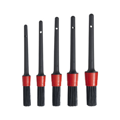 Car brush air conditioner air outlet round head brush household dust removal brush car interior cleaning five-piece cleaning brush - image 5