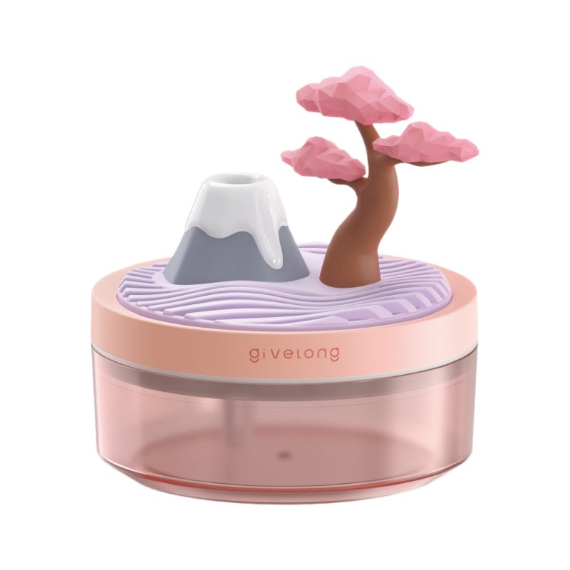 USB Landscape Humidifier Desktop Ornament Colorful Ambient Light Spray Night Light Hydration Device Car Cross-Border Export - image 5