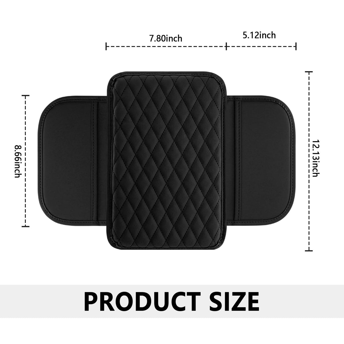Cross-border car fiber hemp armrest box pad skin-friendly breathable non-slip fashion four seasons general central car armrest pad - image 4