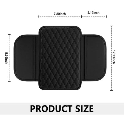 Cross-border car fiber hemp armrest box pad skin-friendly breathable non-slip fashion four seasons general central car armrest pad - image 4