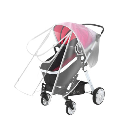 Baby stroller windshield cover universal stroller rain cover stroller windproof dust cover warm cover stroller protective cover - image 5