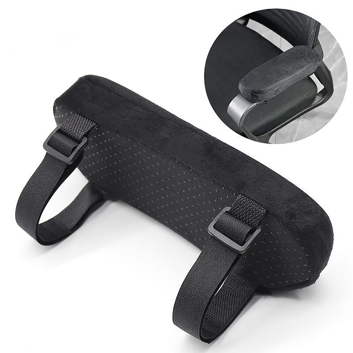 Chair Cross-Border Single Car Universal Armrest Cushion Armrest Cover Seat Armrest Cover Memory Foam Elbow Armrest - image 1