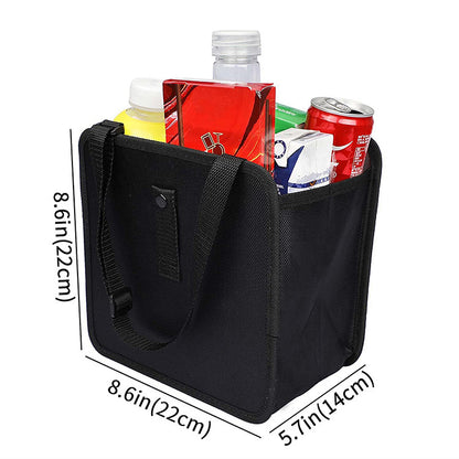 Car trash can storage net pocket hanging trash can rear seat storage box waterproof trash can storage bag - image 3
