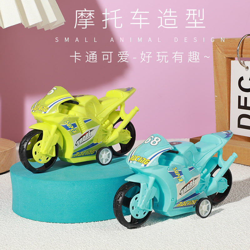 Cartoon Huili motorcycle parent-child interaction Huili motorcycle children's baby toy stall night market supply wholesale - image 3