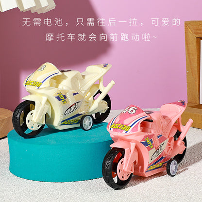 Cartoon Huili motorcycle parent-child interaction Huili motorcycle children's baby toy stall night market supply wholesale - image 4