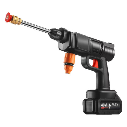 Wireless high-pressure car wash water gun car water gun household electric charging car washer universal high-power car wash gun - image 5