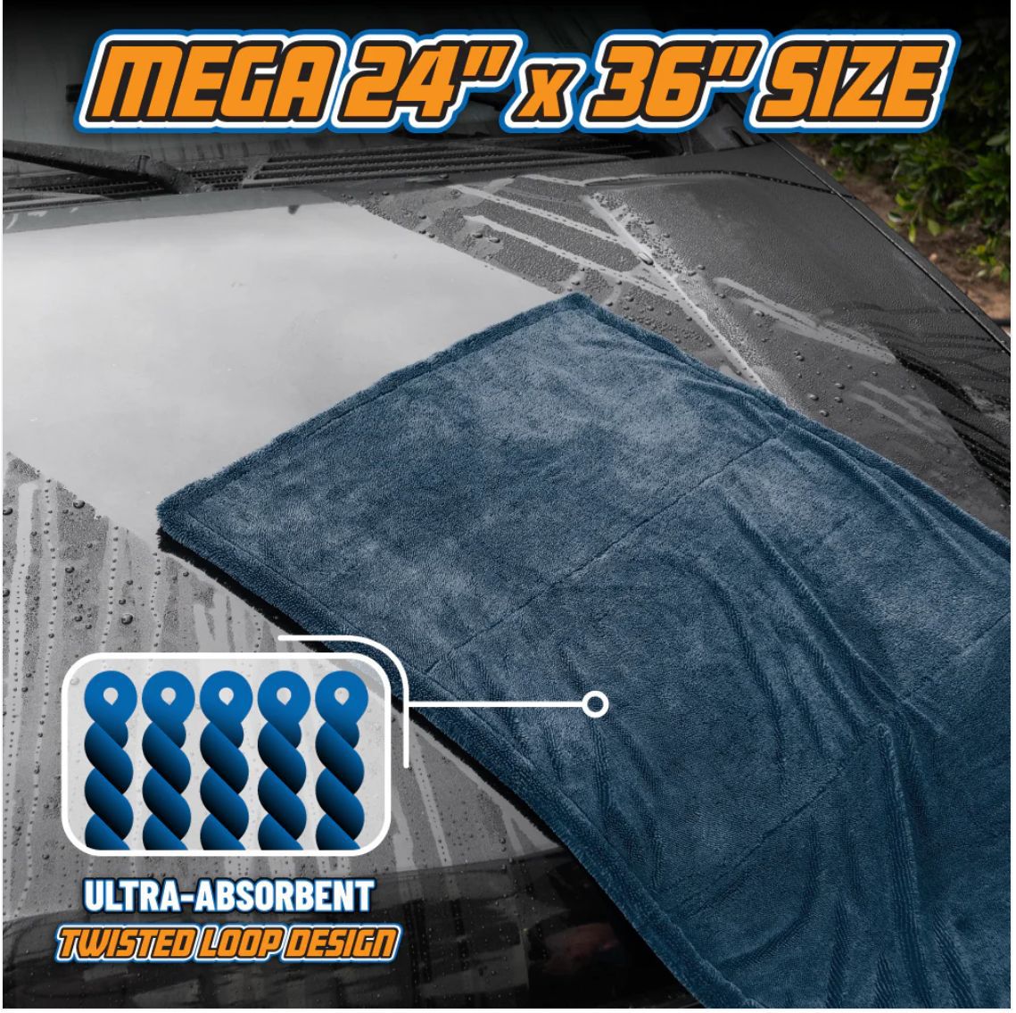 Cross-Border Exclusive Supply of Car Wash Towels, Double-Layer Thickened, Twisted Braided, Double-Sided Car Wipes, Wholesale Cleaning and Water-Absorbing Car Wipes - image 4