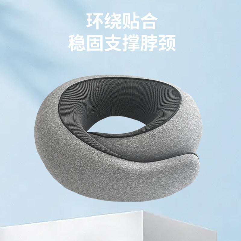 Cross-border memory foam U-shaped pillow travel neck pillow neck pillow aircraft car office pillow convenient U-pillow direct sales - image 2