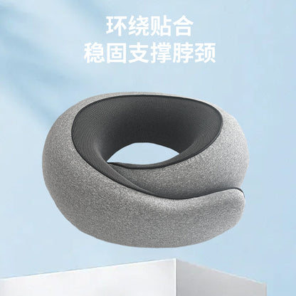 Cross-border memory foam U-shaped pillow travel neck pillow neck pillow aircraft car office pillow convenient U-pillow direct sales - image 2