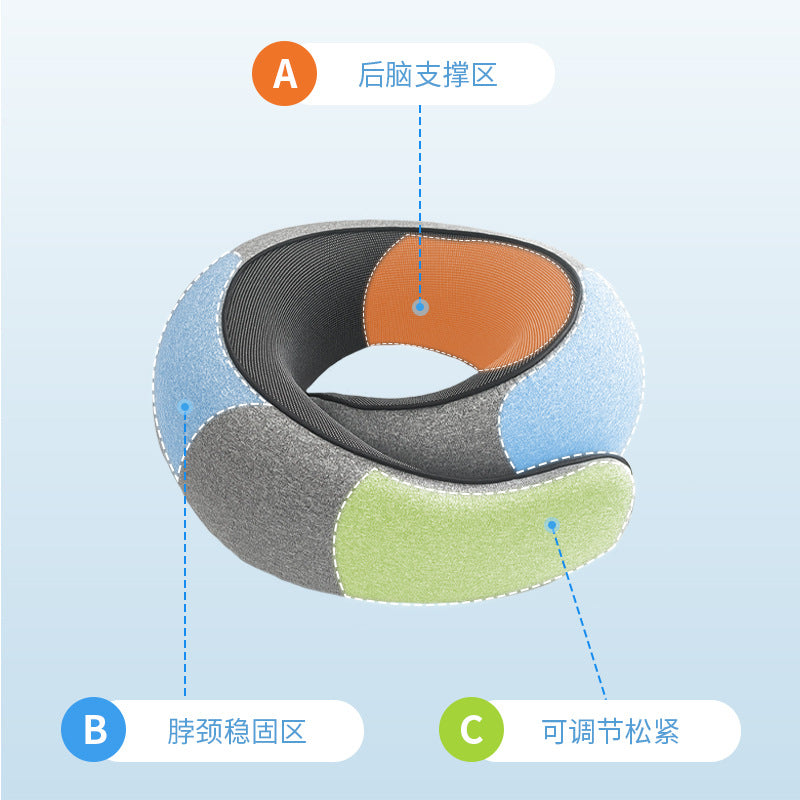 Cross-border memory foam U-shaped pillow travel neck pillow neck pillow aircraft car office pillow convenient U-pillow direct sales - image 3