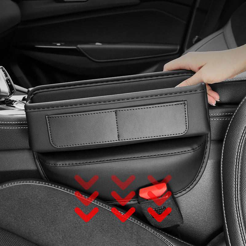 Car Gap Storage Box with Multiple Card Slots for Driver and Passenger, Organizer Bag for Car, High-Quality Car Accessory - image 2