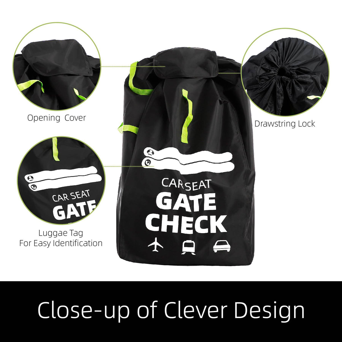 Amazon's New Popular Baby Car Safety Seat Travel Storage Bag Children's Stroller Wheelchair Storage Bag - image 4