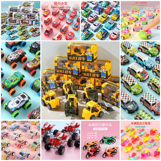 Children's new back inertia car boy toy gift off-road vehicle reward small gift stall wholesale - image 1