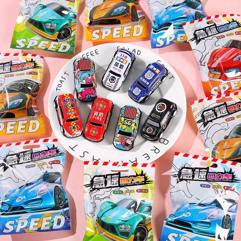 Children's new back inertia car boy toy gift off-road vehicle reward small gift stall wholesale - image 2