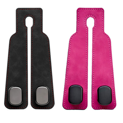 Car Hook Car Seat Back Hook Fur Car Hook Rear Storage Metal Double Hook - image 5