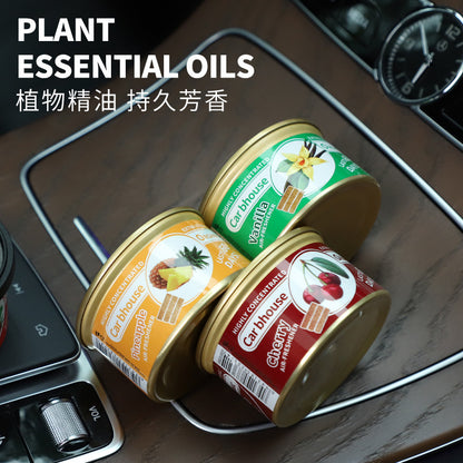 Car Aromatherapy Wood Canned Coffee Flavor Car Fragrance New Car Deodorizing Fiber Air Fresh Agent Foreign Trade Explosions - image 1
