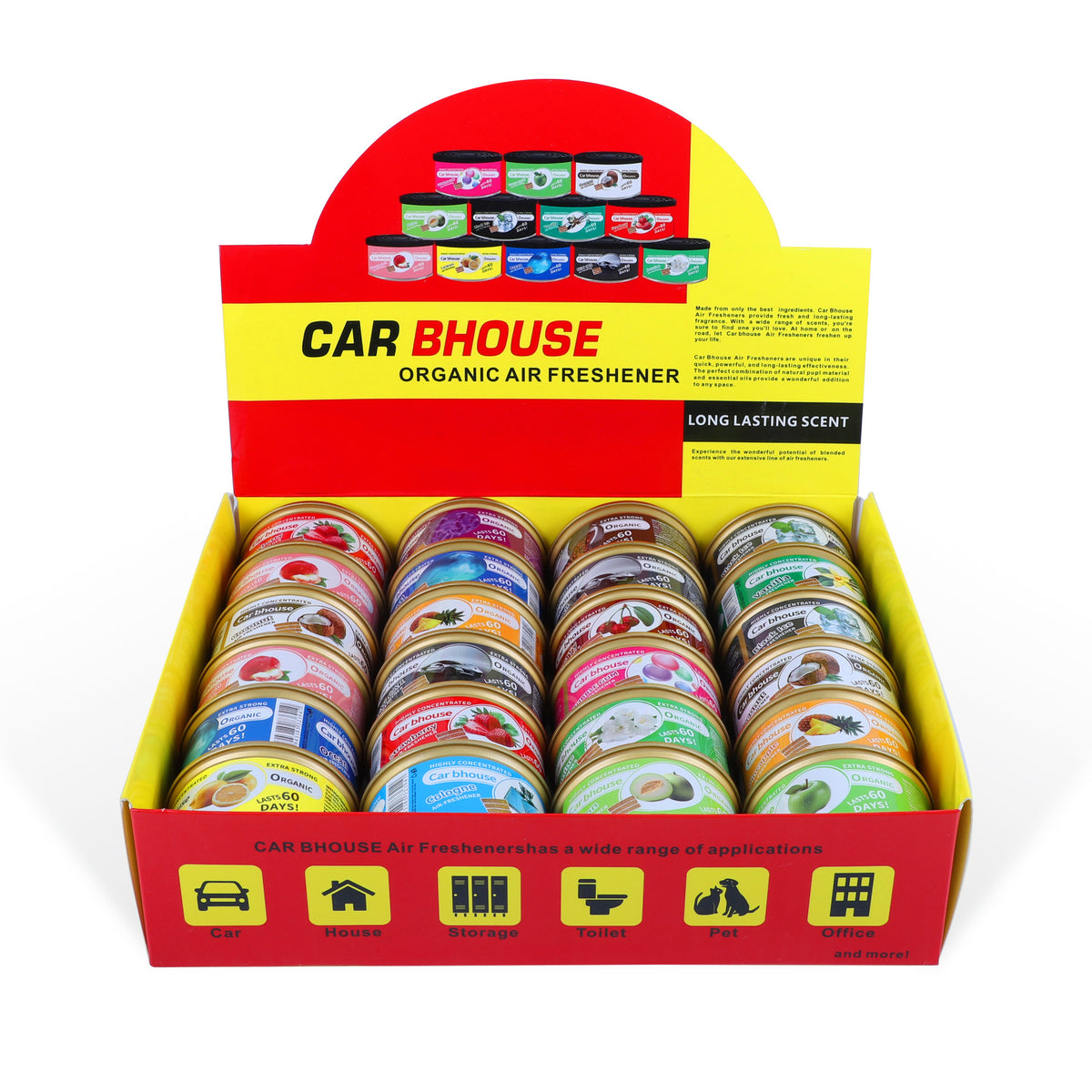 Car Aromatherapy Wood Canned Coffee Flavor Car Fragrance New Car Deodorizing Fiber Air Fresh Agent Foreign Trade Explosions - image 4