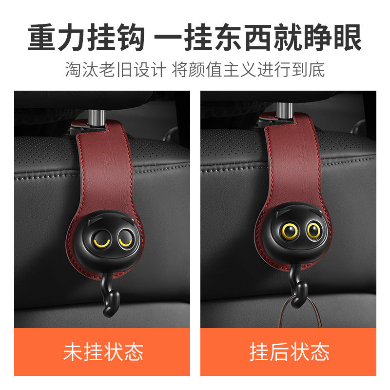 Lingdong Cat Car Hook Car Seat Back Multi-Functional Hidden Rear Seat High-End Gravity Cross-Border Storage - image 4