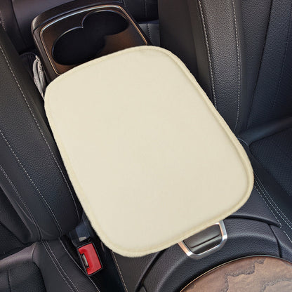 Plush car armrest box pad four seasons universal multifunctional armrest box booster pad interior car protection pad - image 4