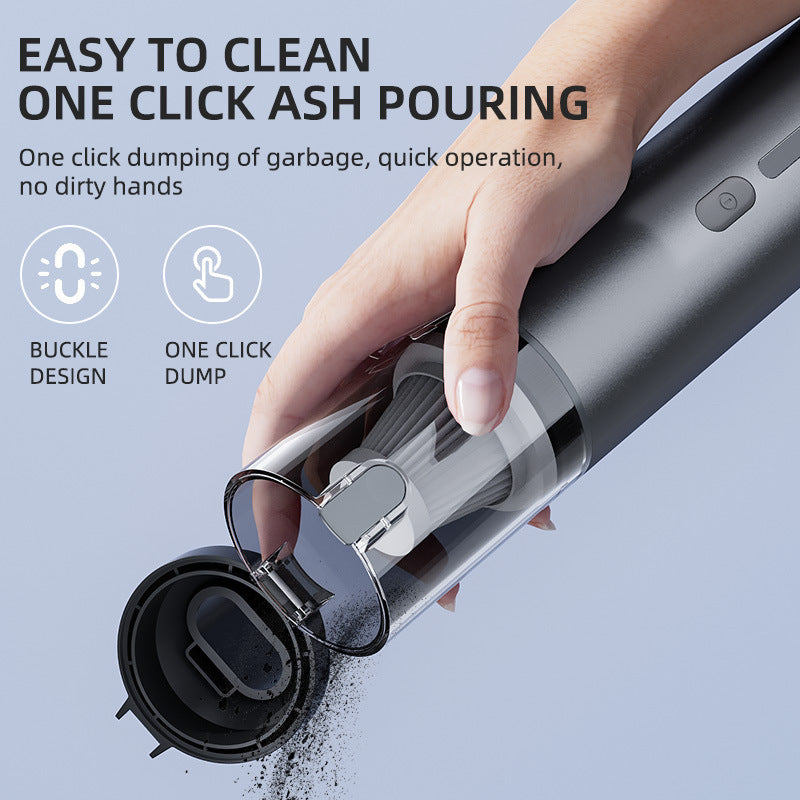 Car vacuum cleaner dust removal large suction inflatable integrated dual-purpose handheld high-power car mini brushless dust blower - image 4