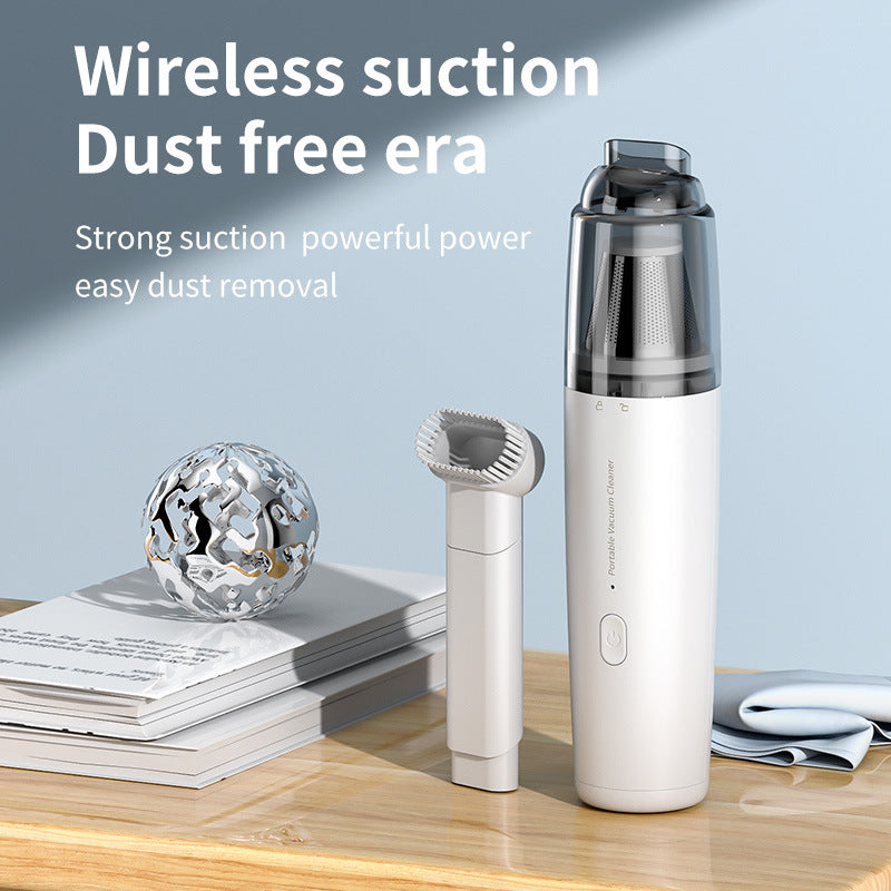 Car vacuum cleaner household mini portable mite remover wireless charging high-power handheld powerful dust collector - image 1