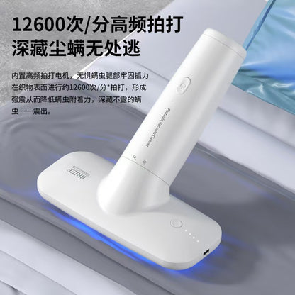 Car vacuum cleaner household mini portable mite remover wireless charging high-power handheld powerful dust collector - image 4