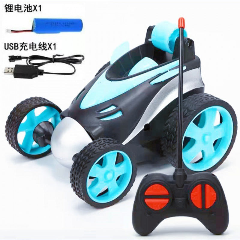 Remote control stunt dump truck electric universal rollover stunt double-sided toy car children's off-road toy racing cross-border - image 5