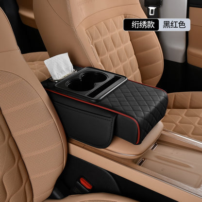 Car armrest box pad car tissue box universal storage bag elbow pad multifunctional 5-in-one armrest pad - image 4