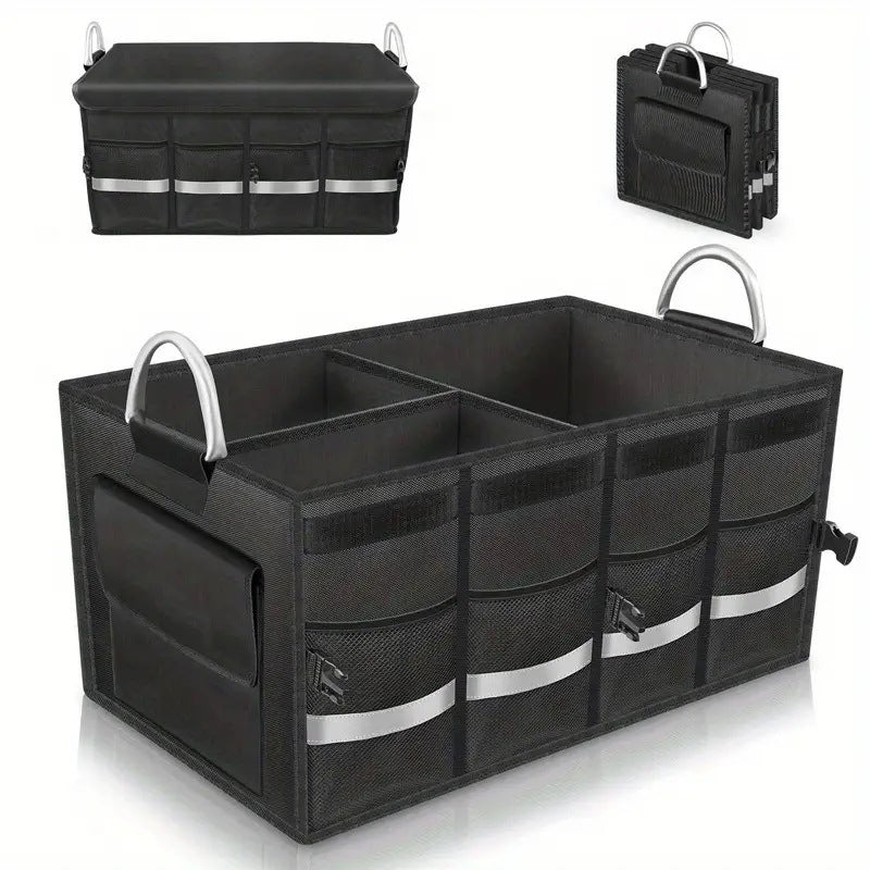 Cross-border New Car Trunk Storage Box Portable Large Capacity Foldable Storage Box Car Storage Box - image 3