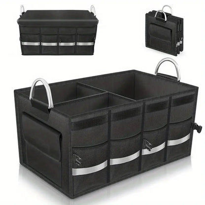 Cross-border New Car Trunk Storage Box Portable Large Capacity Foldable Storage Box Car Storage Box - image 3