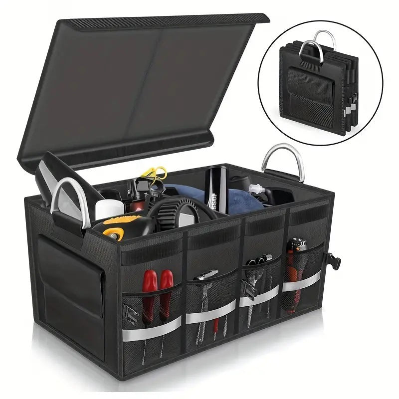 Cross-border New Car Trunk Storage Box Portable Large Capacity Foldable Storage Box Car Storage Box - image 5