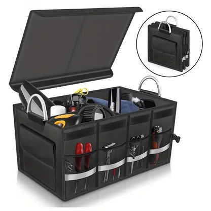 Cross-border New Car Trunk Storage Box Portable Large Capacity Foldable Storage Box Car Storage Box - image 5