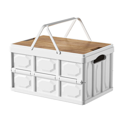 Outdoor Camping Storage Box with Lid Trunk Car-mounted Multi-functional Large-capacity Storage Box Portable Stall Storage Box - image 5