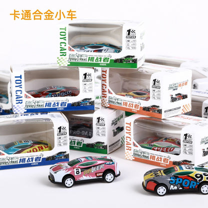 Children's Pull-Back Alloy Car Stall Toys, Ring Toss Games, Kindergarten Boys' Gifts, Wholesale and Retail for Boys - image 3