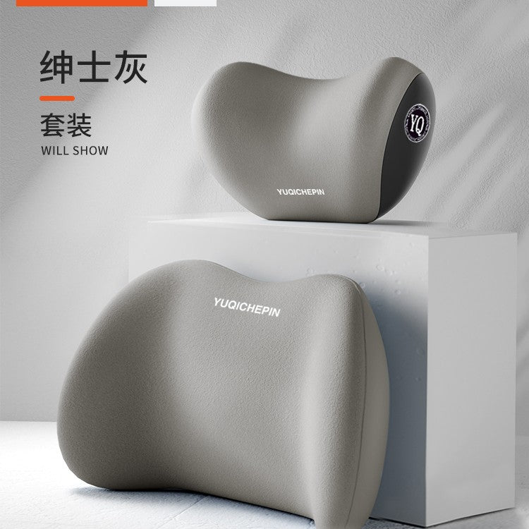 Factory Direct Car Headrest Cervical Neck Pillow Car Pillow Seat Head Pillow Waist Cushion Back Cushion - image 2