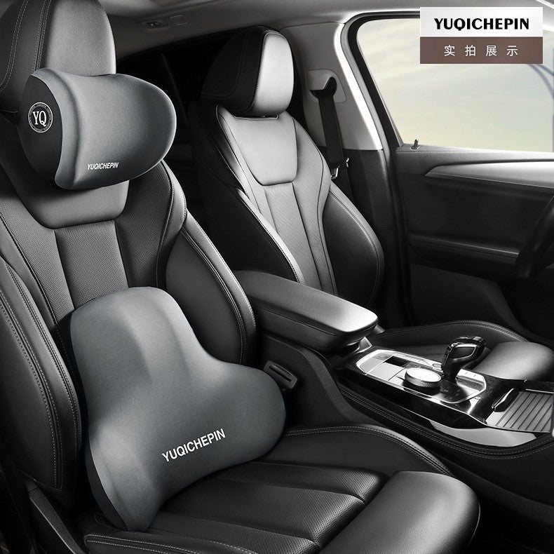 Factory Direct Car Headrest Cervical Neck Pillow Car Pillow Seat Head Pillow Waist Cushion Back Cushion - image 4