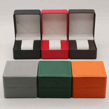 Rounded PU Watch Box Car Line Leather Watch Box Gift Box Flip Watch Jewelry Display Storage Watch Box Packaging - image 1